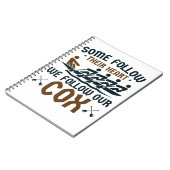 Carnet Funny Rowing Team Coxswain Nous Suivons Notre Cox (Côté gauche)