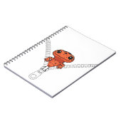 Carnet Funny Salamander Peek  (Côté gauche)