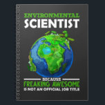 Carnet Funny Scientifique De l'environnement Earth Scienc<br><div class="desc">Drôle scientifique De l'environnement Job Earth Science Humour.</div>