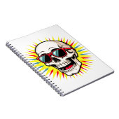 Carnet **Funny Skull With Sunglasses – Cartoon Laughing S (Côté Droit)