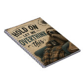 Carnet Funny Sloth Hold On Let Me Overthink This | Rustic (Côté Droit)