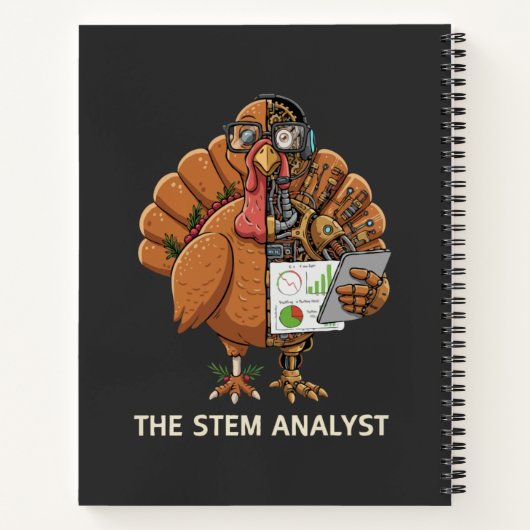 Carnet Funny STEM Analyst Robot Turkey Thanksgiving Gift (Dos)