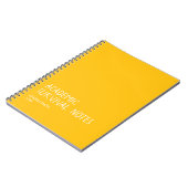 Carnet Funny Student Notebook, Study Humor Journal, Back  (Côté gauche)