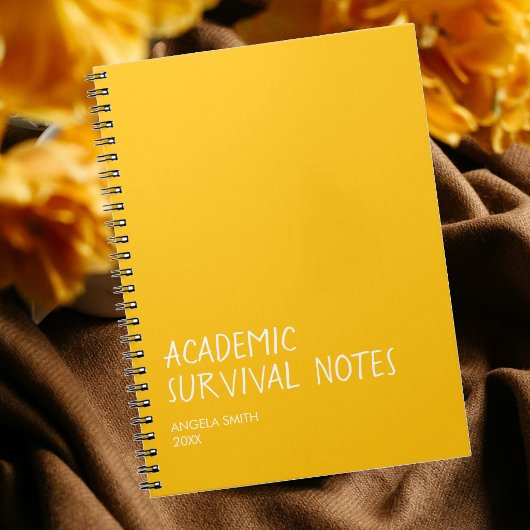 Carnet Funny Student Notebook, Study Humor Journal, Back 