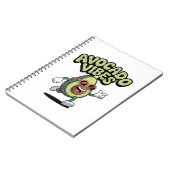 Carnet Funny Sunglasses Avocado (Côté gauche)