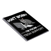 Carnet Funny Support technique Amoureux des chats Informa (Côté Droit)