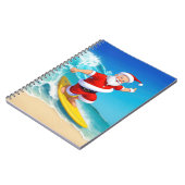 Carnet Funny Surfing Santa Claus (Côté gauche)