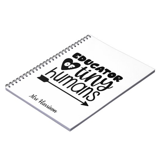 Carnet Funny Teacher vend Notebook (Côté gauche)