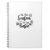 Carnet Funny Tis The Season To Basic Fall Pumpkin Spice (Devant)