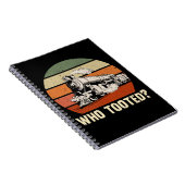 Carnet Funny Train Railroad Devis Railfan (Côté Droit)