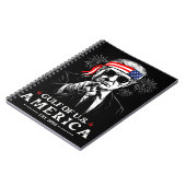 Carnet Funny Trump Golfe Des USA Amérique 2025 4 juillet (Côté gauche)