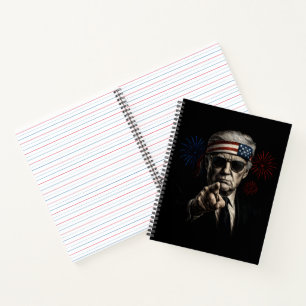 Carnet Funny Trump Golfe Des USA Amérique 2025 4 juillet