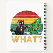 Carnet Funny Ugly Sweet de Noël Chemise Naughty Chat San (Dos)