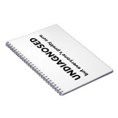 Carnet Funny Undiagnosed Autism Quote Touch of the Tism (Côté Droit)