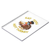 Carnet Funny Vegan Vegetarian (Côté gauche)