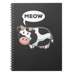 Carnet Funny Wrong Animal Sound Pun Cow and Amoureux des 