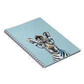 Carnet Funny Zebra Porter des lunettes (Côté Droit)