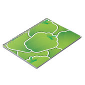 Carnet Funy green pepper (Côté gauche)