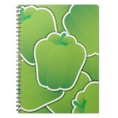 Carnet Funy green pepper (Devant)