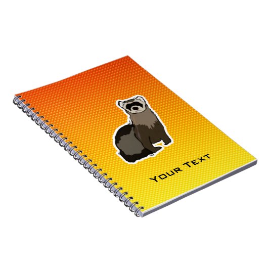 Carnet Furet jaune-orange (Côté Droit)