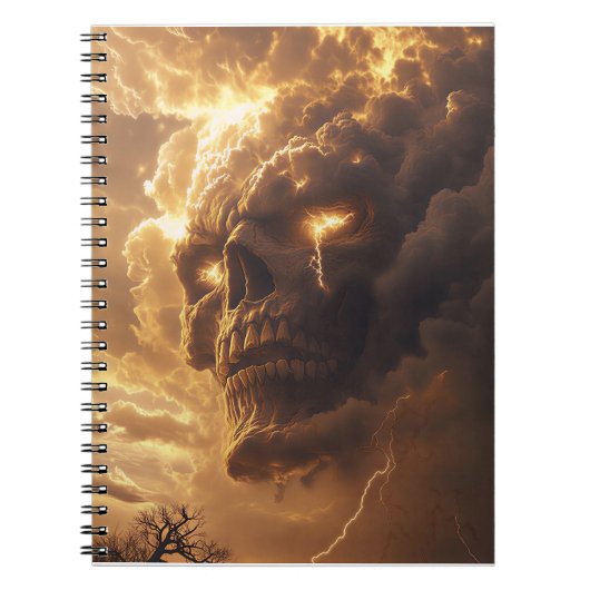 Carnet Fureur de la Tête de Mort de l'Orage (Devant)