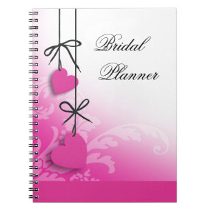 Carnet Fuschia nuptiale de planificateur de sentiments
