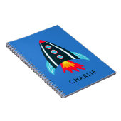 Carnet Fusée spatiale pour enfants (Côté Droit)