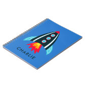 Carnet Fusée spatiale pour enfants (Côté gauche)