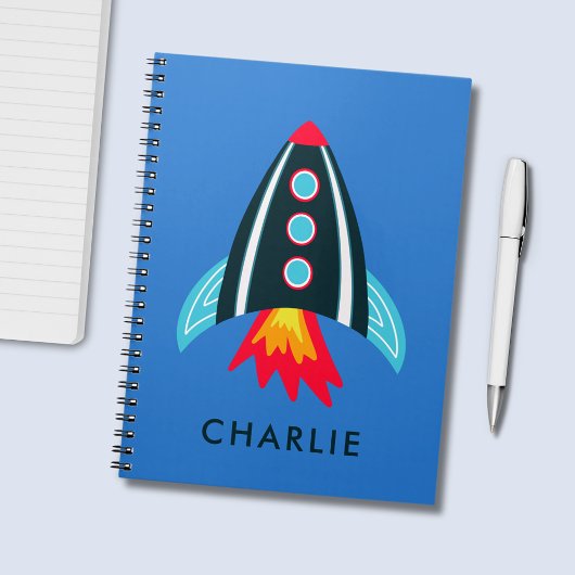 Carnet Fusée spatiale pour enfants