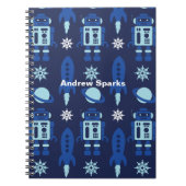 Carnet Fusées, Robots, Planètes Marine Spatiale (Devant)