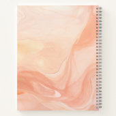 Carnet Fusz fleur de marbre abstrait (Dos)