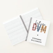 Carnet Futur DVM sur mesure Docteur en médecine vétérinai (Intérieur)