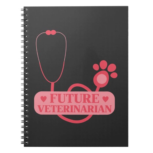 Carnet Futur enfant vétérinaire vétérinaire vétérinaire (Devant)