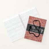 Carnet Futur infirmière Stethoscope Médicale Nom de la Pa (Intérieur)