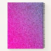 Carnet Futur Infirmière Stethoscope rose pourpre Nom de l (Dos)