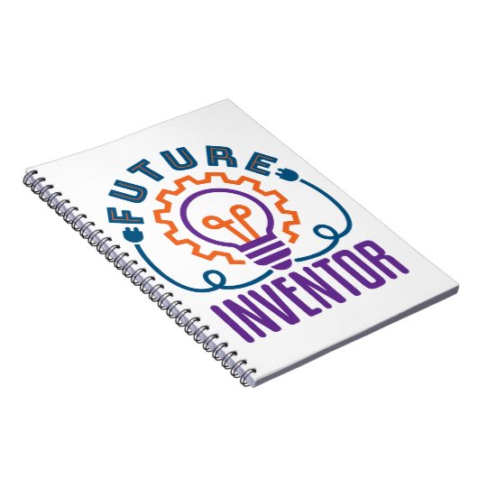 Carnet Futur inventeur ingénieur scientifique science (Côté Droit)