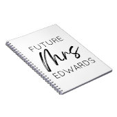 Carnet Futur Madame Custom Nom Mariée Pour Devenir Fiancé (Côté Droit)