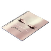 Carnet Futur Mme Bridal Rose Parties scintillant de maqui (Côté gauche)