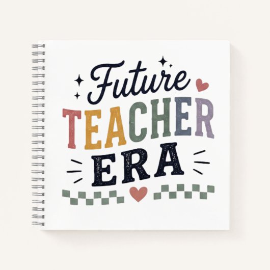 Carnet Futur Professeur Ère Étudiant Professeur Remise de (Devant)