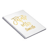 Carnet Futur script de planification de mariage moderne p (Côté Droit)