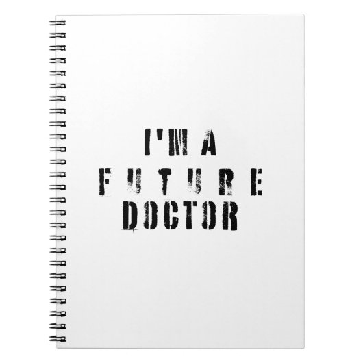 Carnet Future Doctor Grunge Typography Design (Devant)