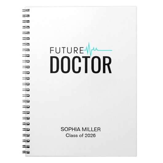 Carnet Future Doctor Personalized Medical Stude (Devant)
