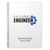 Carnet Future Engineer Personalized Graduation (Devant)