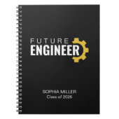 Carnet Future Engineer Personalized Graduation (Devant)