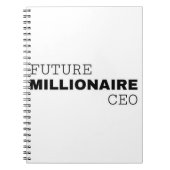 CARNET FUTURE MILLIONAIRE PDG POUR ELLE ET LUI (Devant)