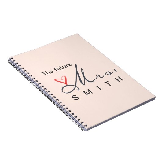 Carnet Future Mme - customisez vos propres ! (Côté Droit)