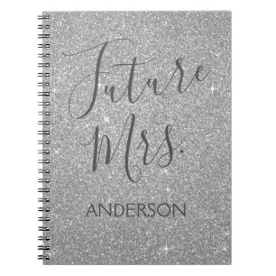 Carnet Future Mme Luxury Silver Sparkle Parties scintilla