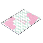 Carnet Future Mme Peonies et Chevron (Côté gauche)