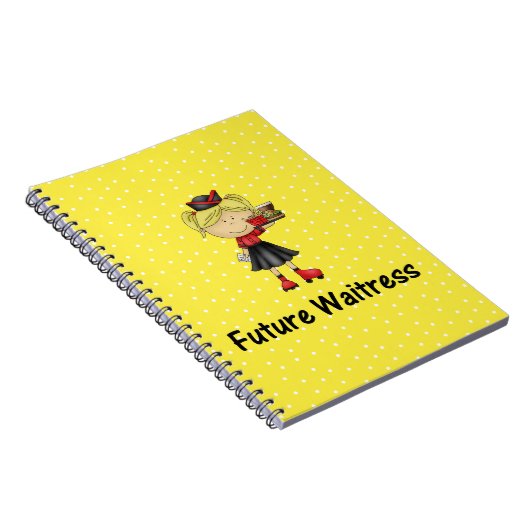 Carnet future serveuse (Côté Droit)