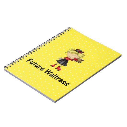 Carnet future serveuse (Côté gauche)